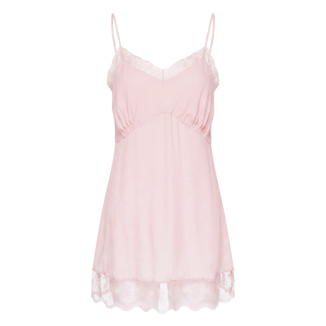 Lace Trim Negligee Cami