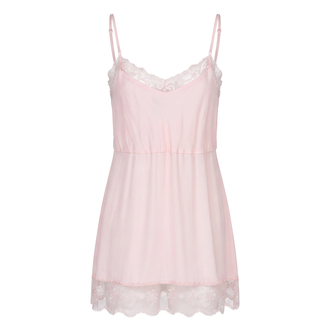 Lace Trim Negligee Cami