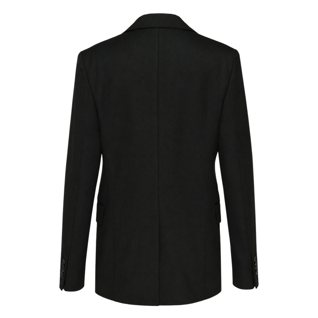 Grommet Ring Hem Slice Jacket