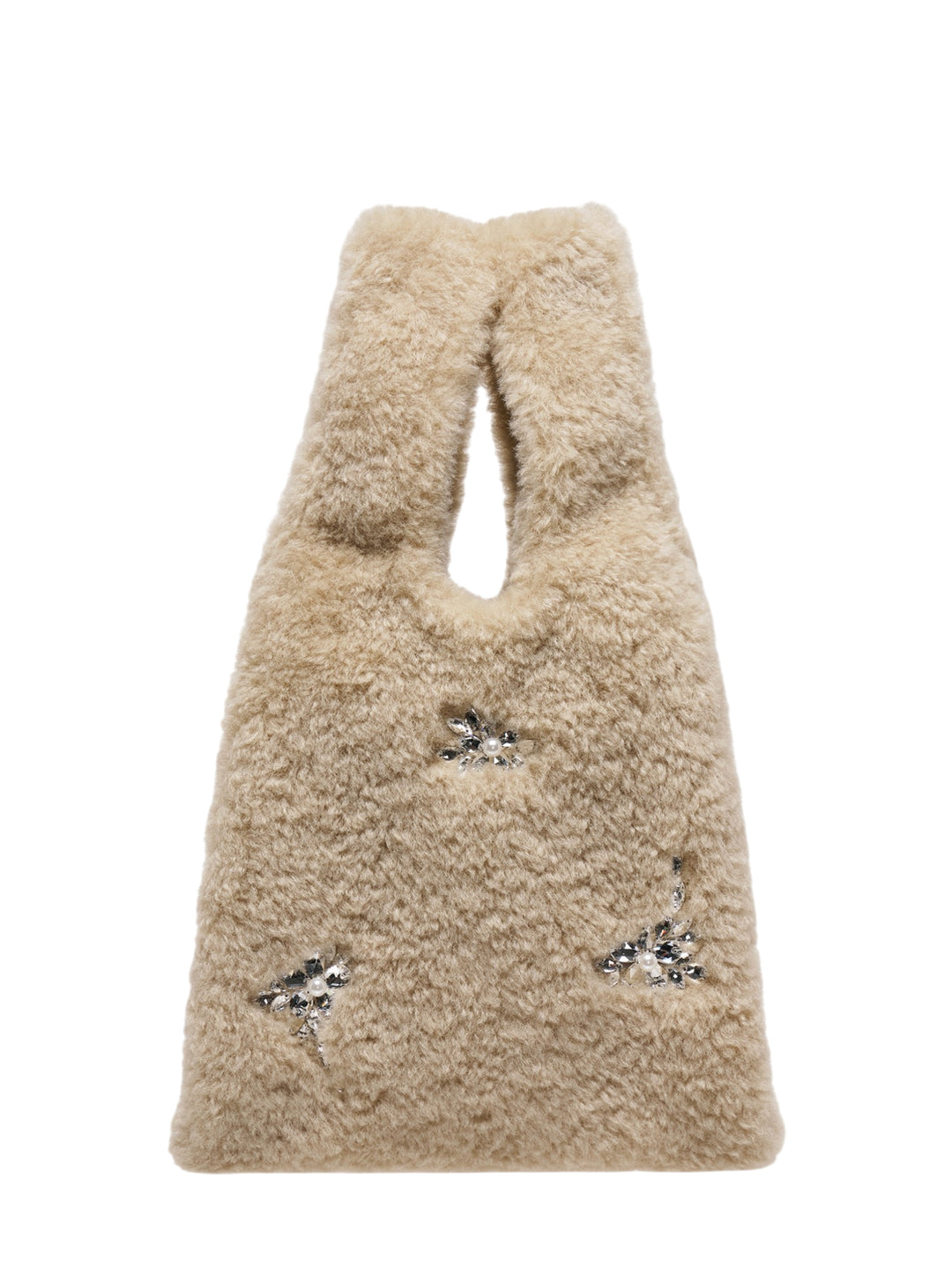 Mini Faux Fur Shopper Bag