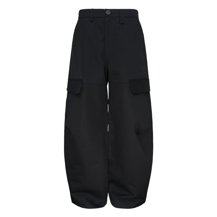 Cargo Balloon Knee Pleat Trousers
