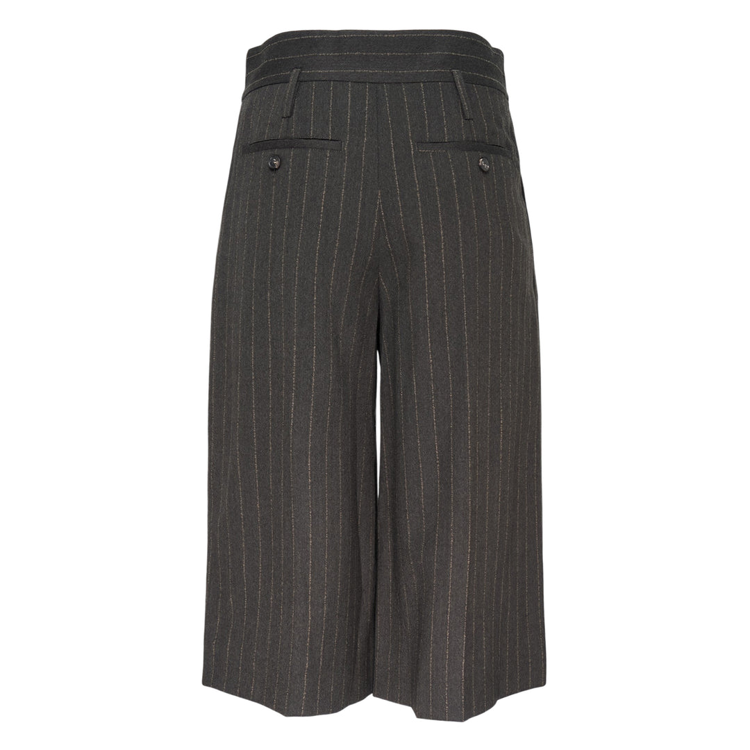 Pleated Wide Leg Shorts