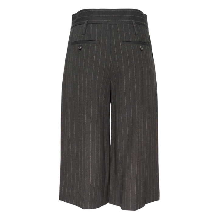 Pleated Wide Leg Shorts