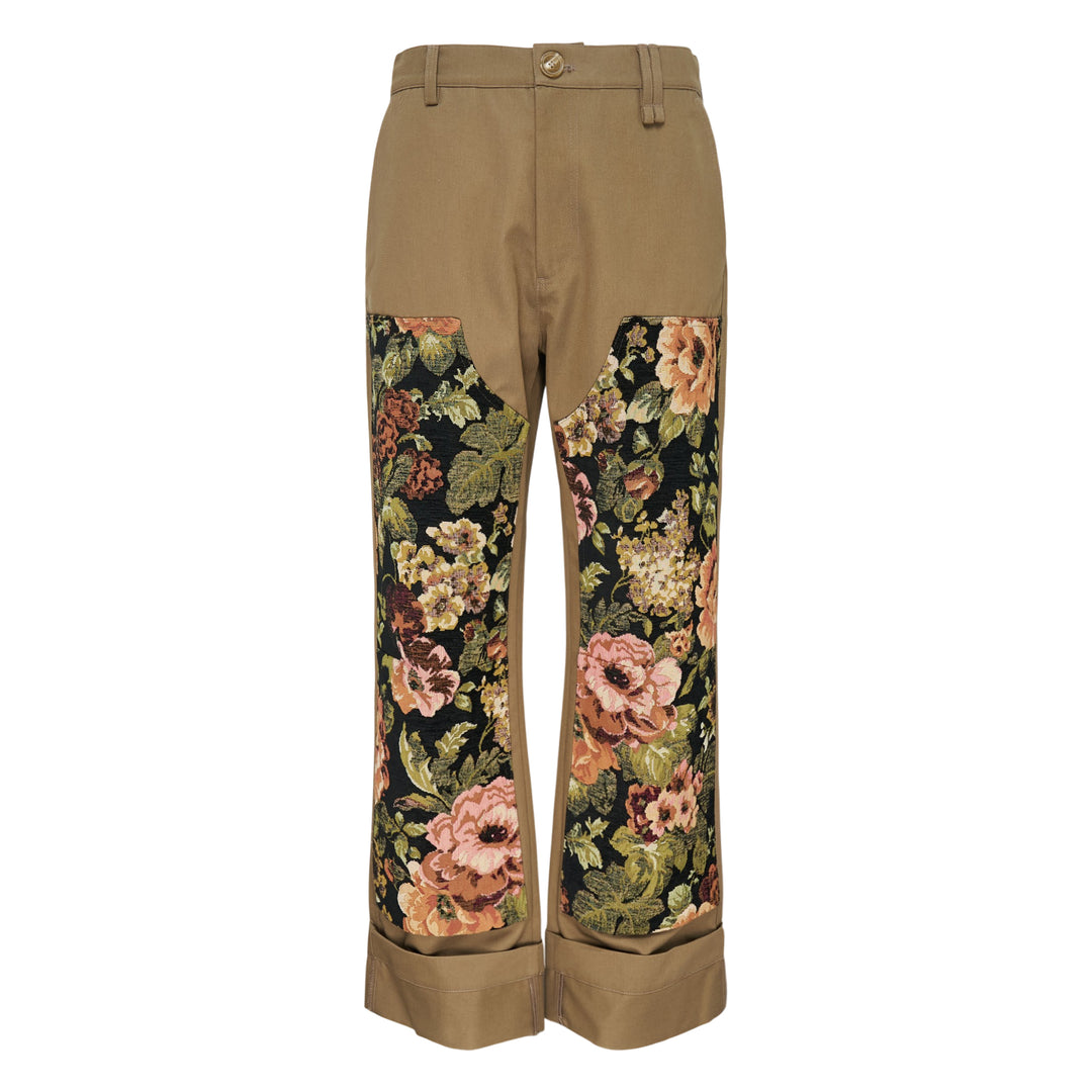Patchwork Workwear Trousers