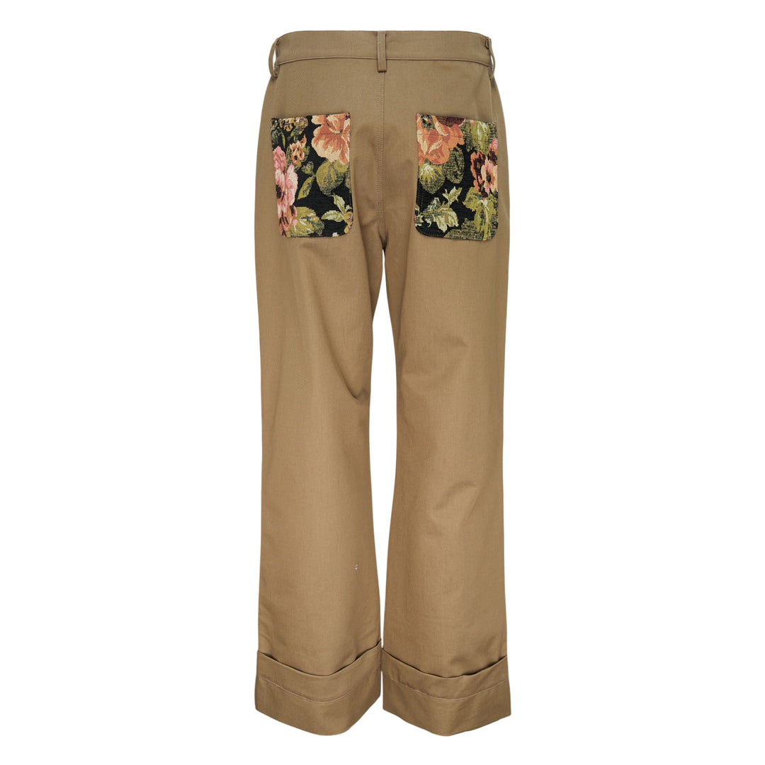 Patchwork Workwear Trousers
