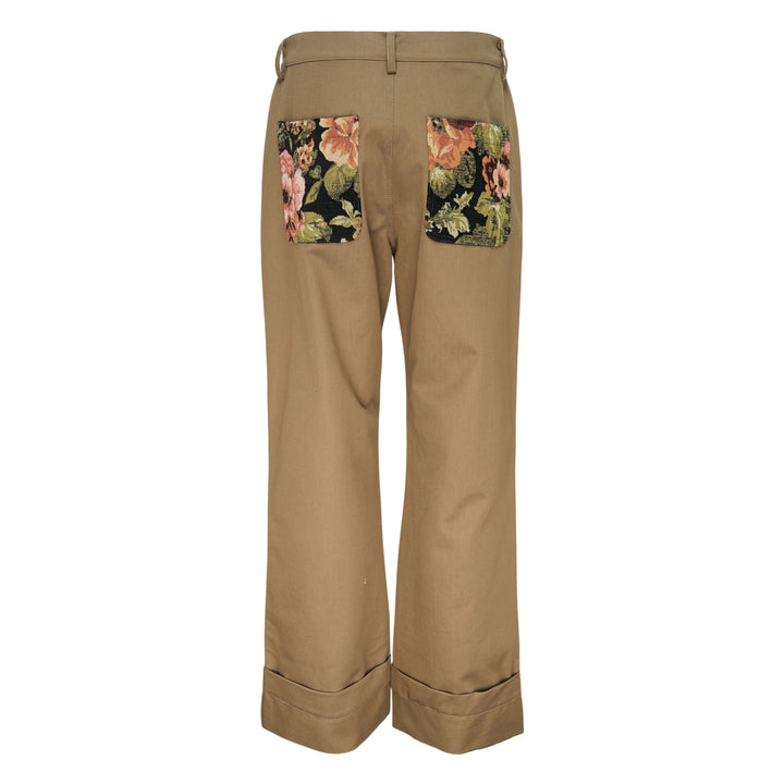Patchwork Workwear Trousers
