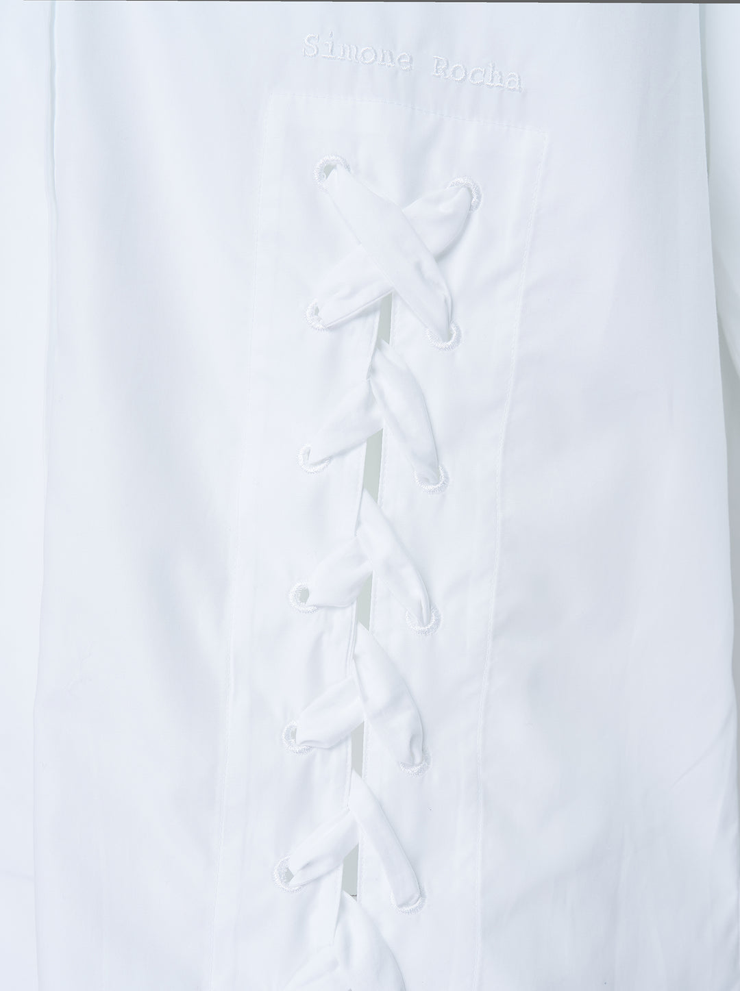 Lace Up Hem Easy Shirt