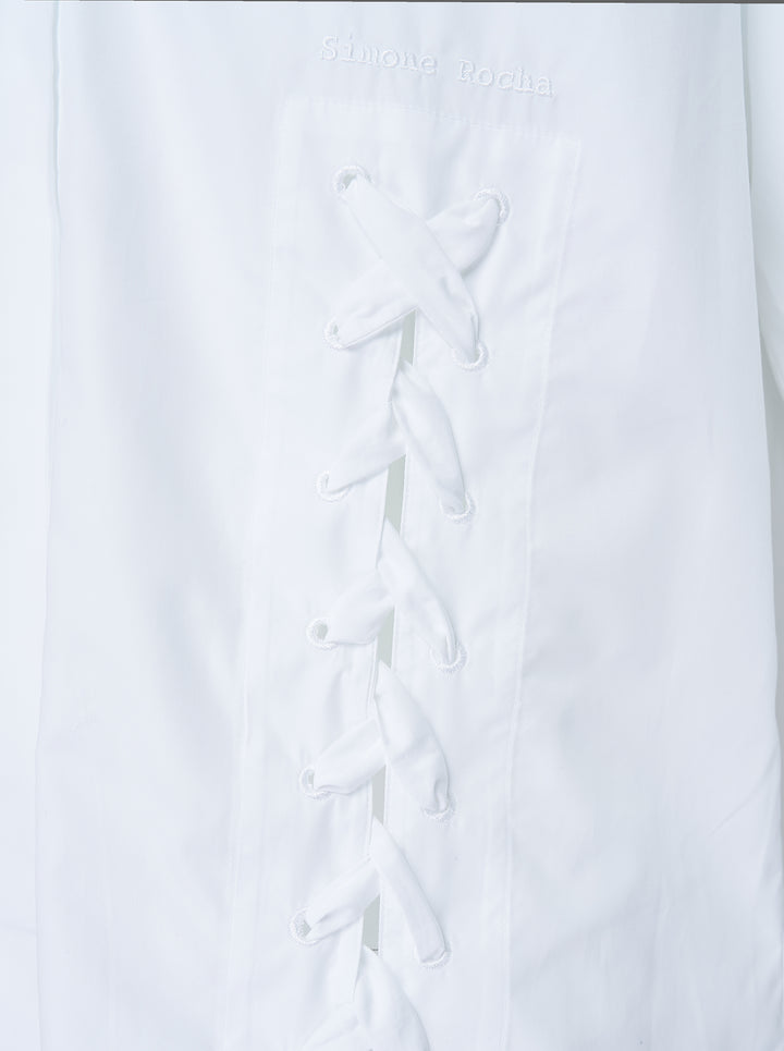 Lace Up Hem Easy Shirt
