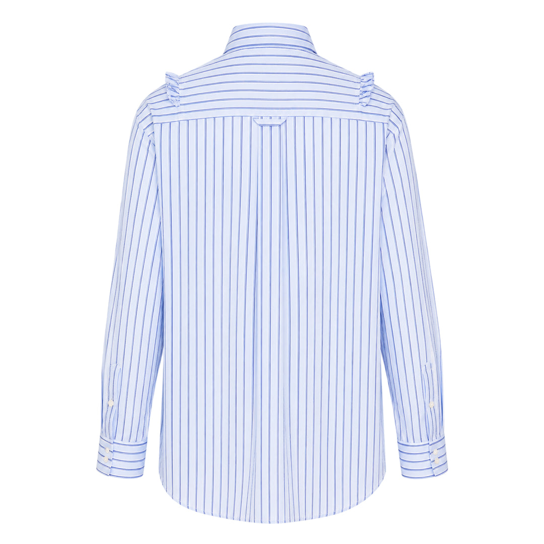 Double Ruffle Long Sleeve Shirt