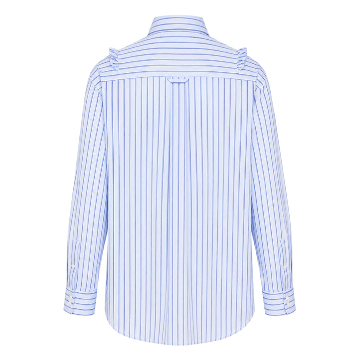 Double Ruffle Long Sleeve Shirt