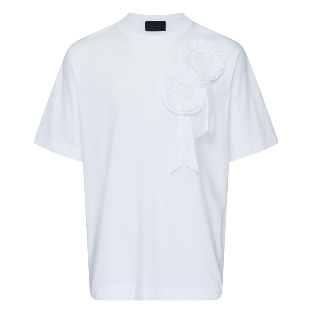 Ruffle Rosette Boxy Tee