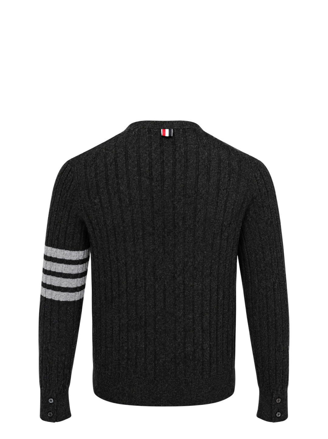 Thom Browne Cable Stitch Relaxed Fit V-Neck Cardigan - view 2