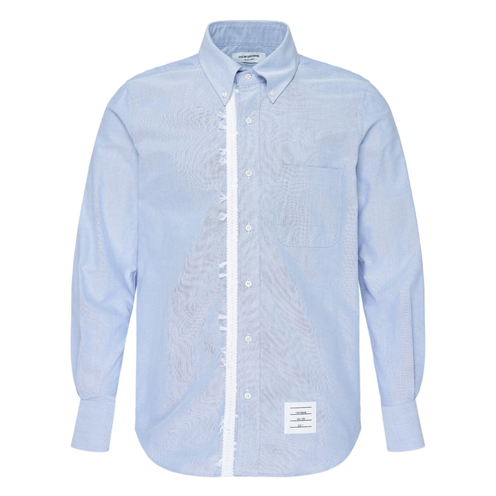 Straight Fit Long Sleeve Button-Down Shirt