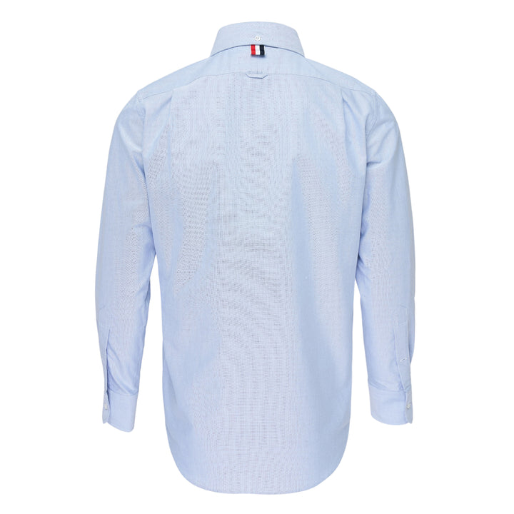 Straight Fit Long Sleeve Button-Down Shirt