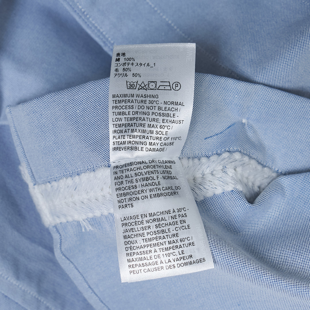 Straight Fit Long Sleeve Button-Down Shirt