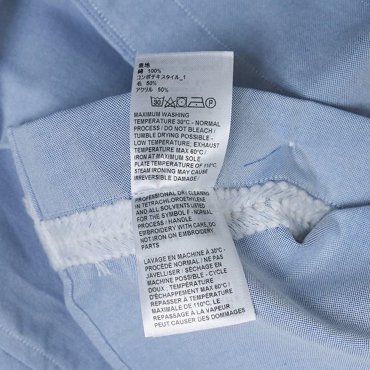 Straight Fit Long Sleeve Button-Down Shirt