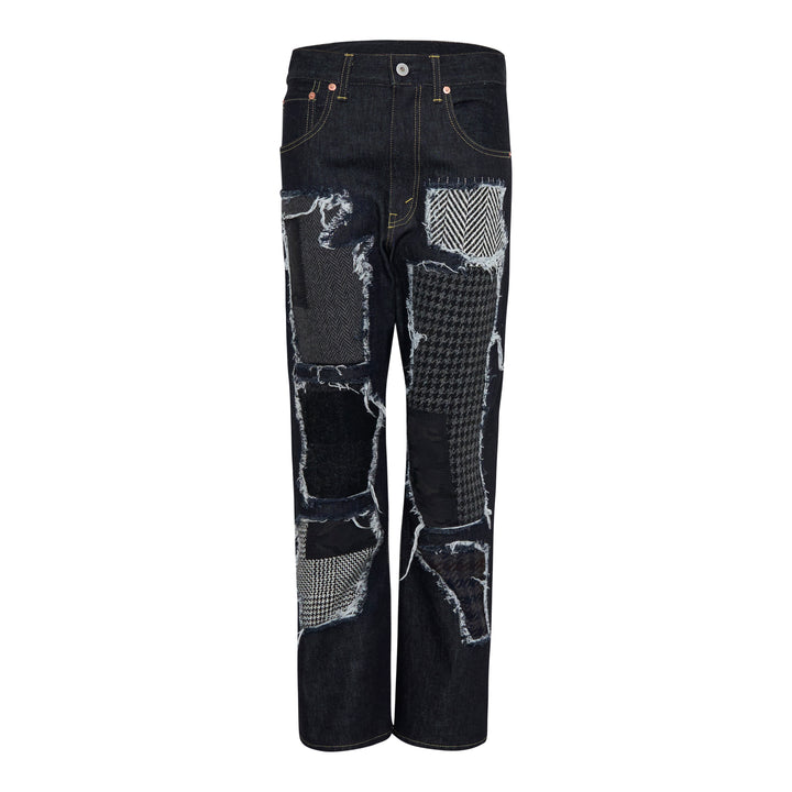 Patchwork Slim Jeans