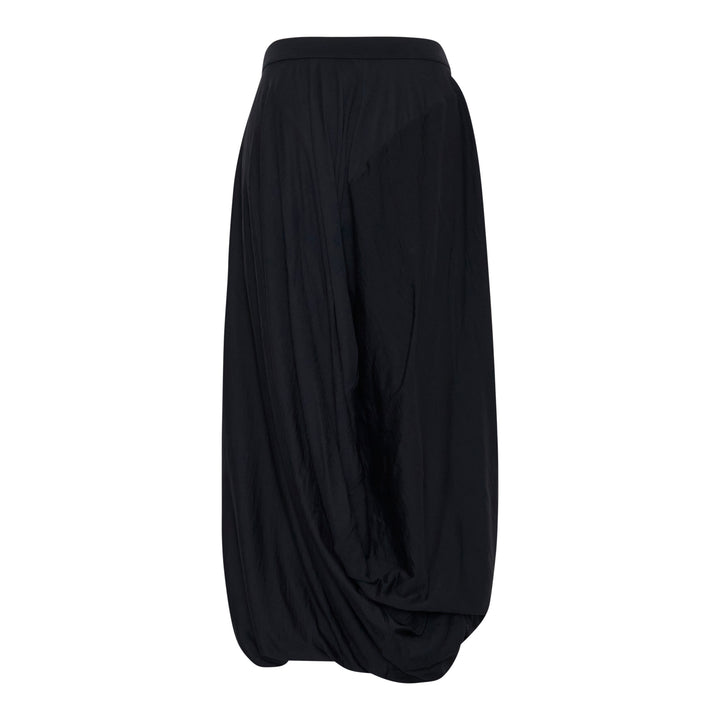 Draped Midi Skirt
