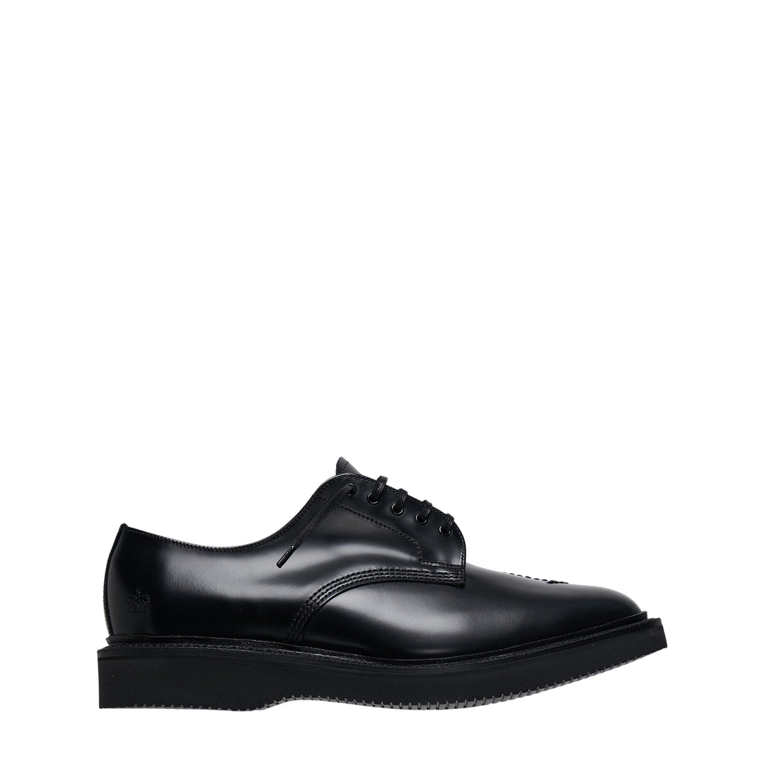 Glossy Leather Derby Shoes