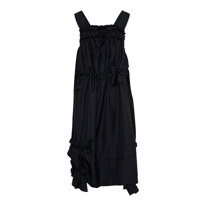 Ruffled Sleeveless Pinafore Dress