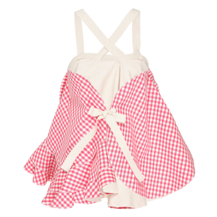 Gingham Ruffled Camisole Top
