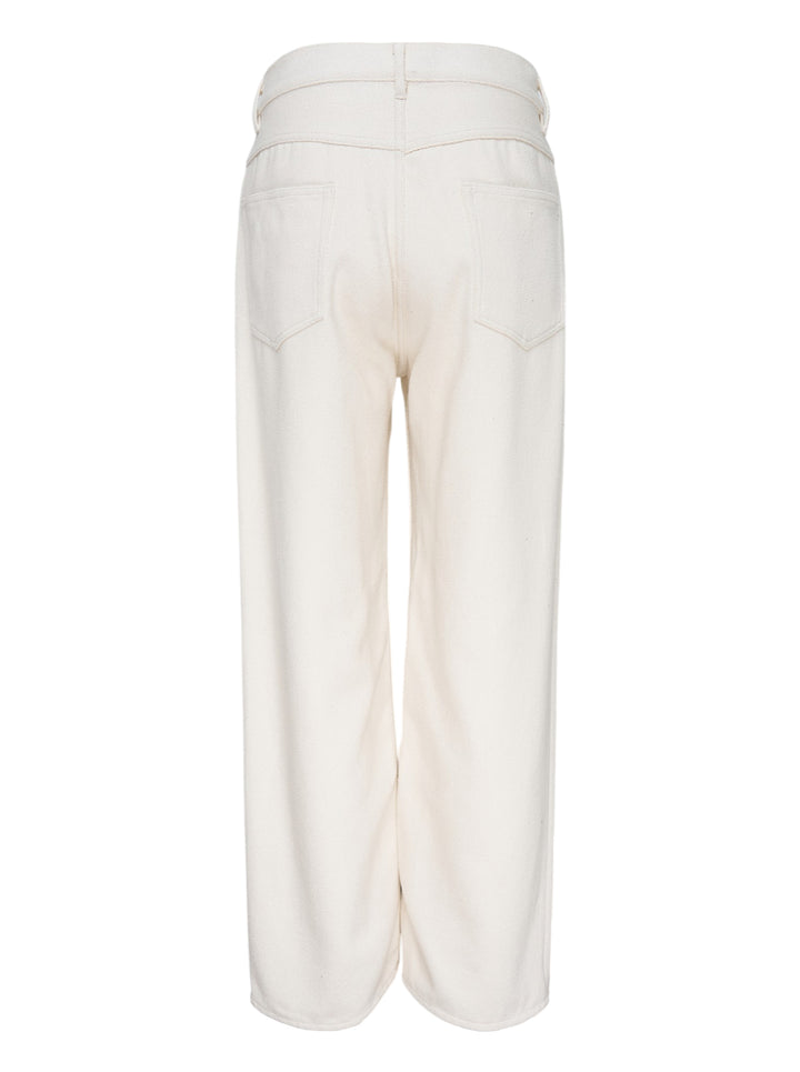 AURALEE Silk Nep Denim 5-Pocket Wide Pants - view 2