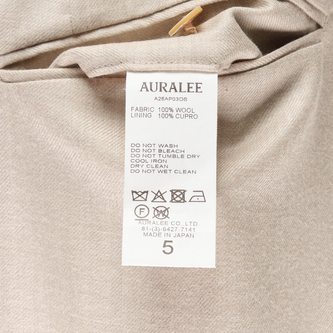 Super Light Wool Two-Tuck Slacks