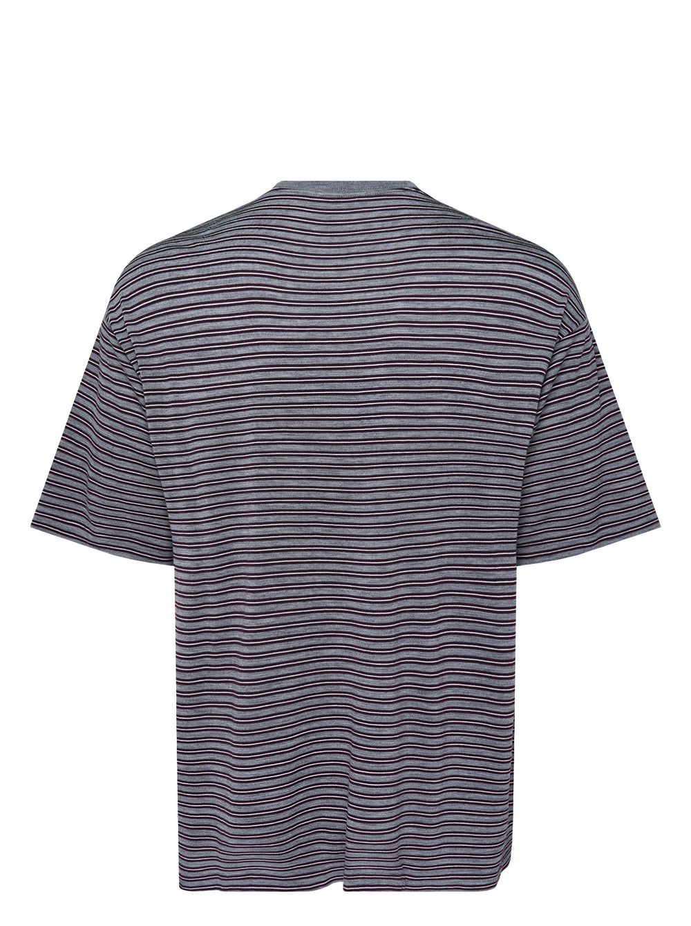 AURALEE Soft Smooth Wool Stripe Jersey Tee - view 2