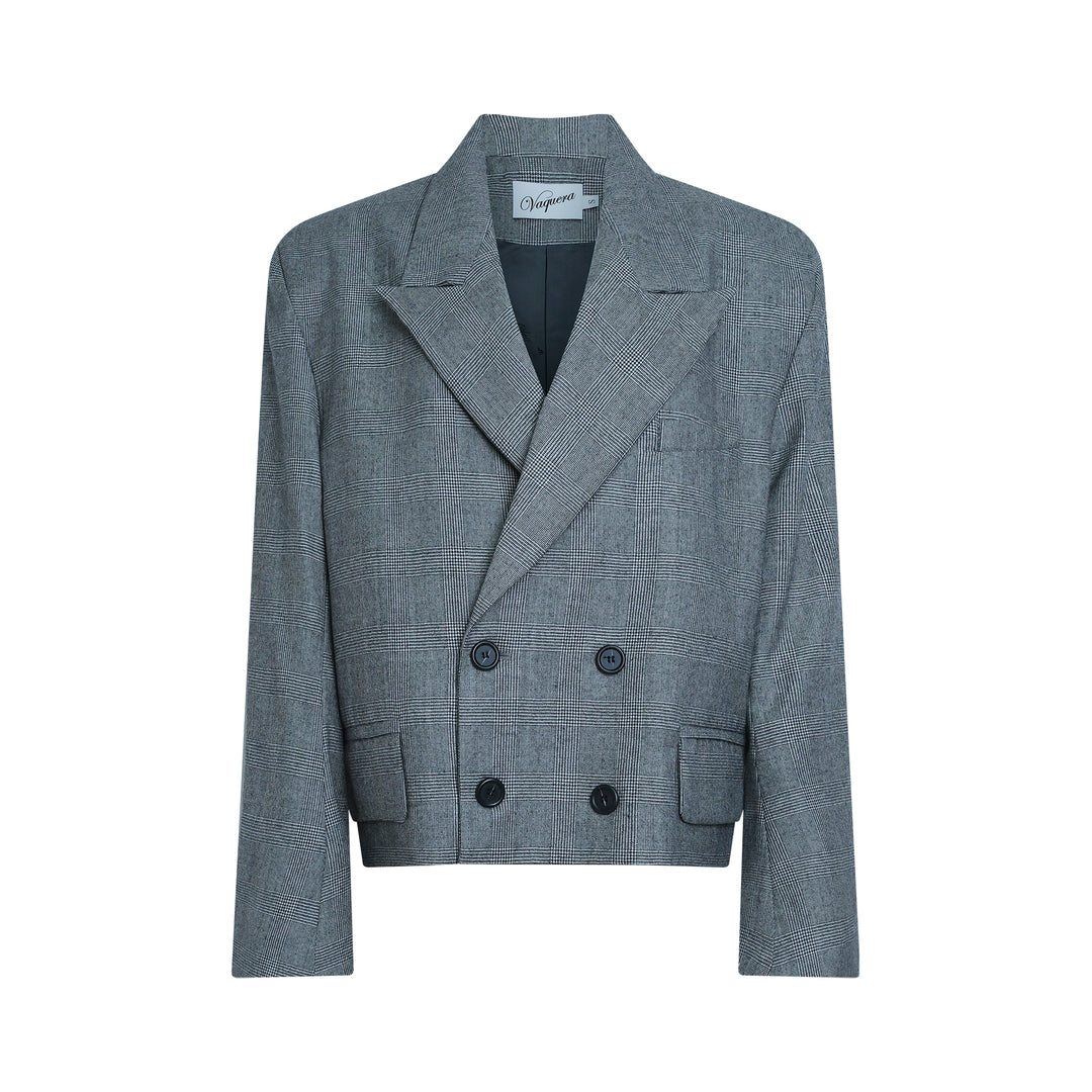 Slouchy Double-Breasted Blazer