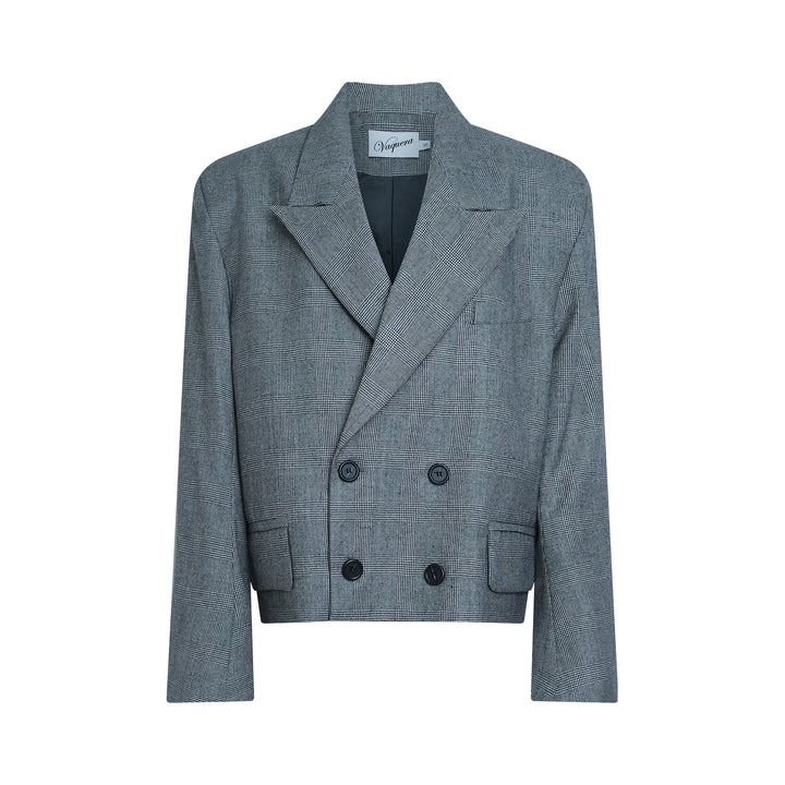 Slouchy Double-Breasted Blazer