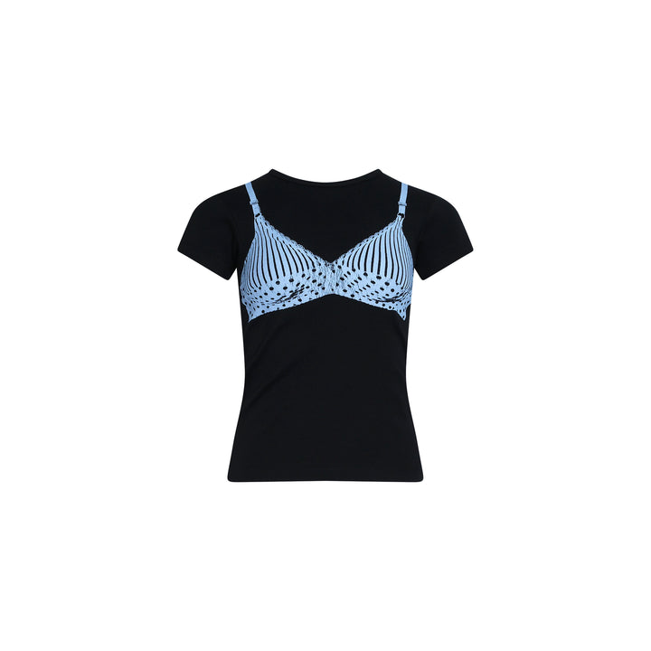 Bra Print Baby Tee
