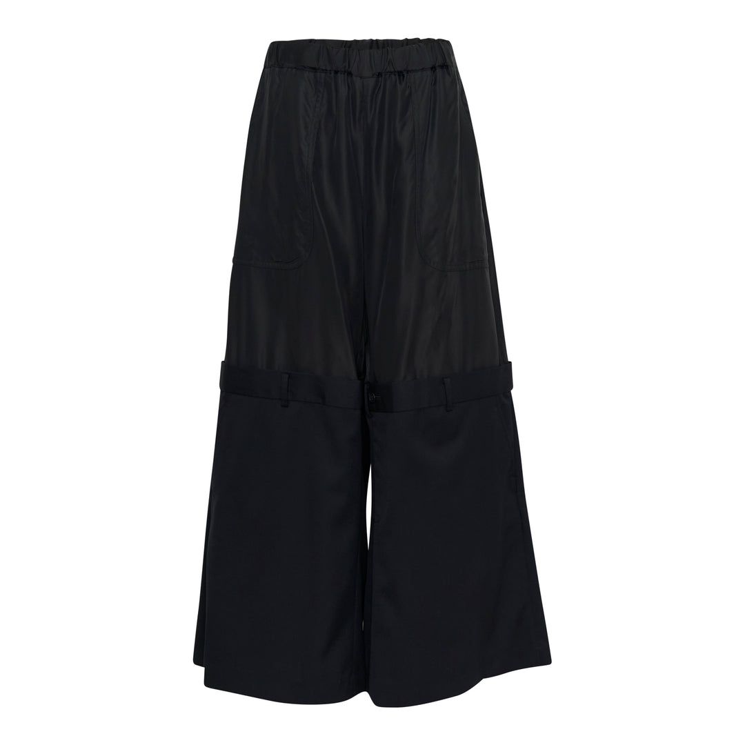 Drop Waist Wide-Leg Trousers