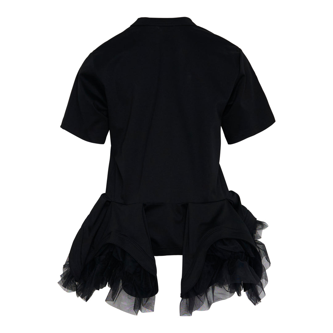 Layered Ruffle Peplum Tee