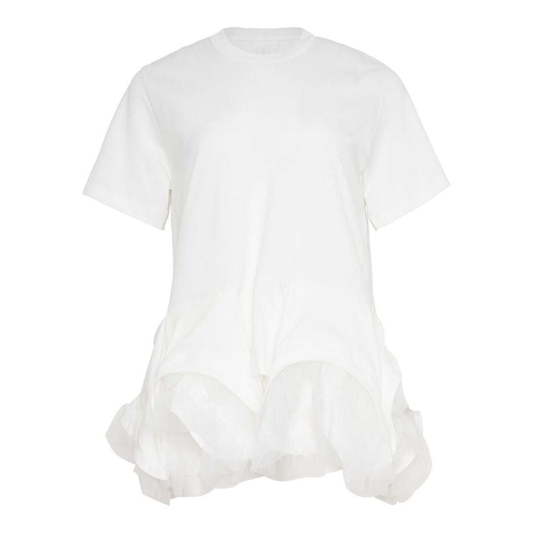 Layered Ruffle Peplum Tee