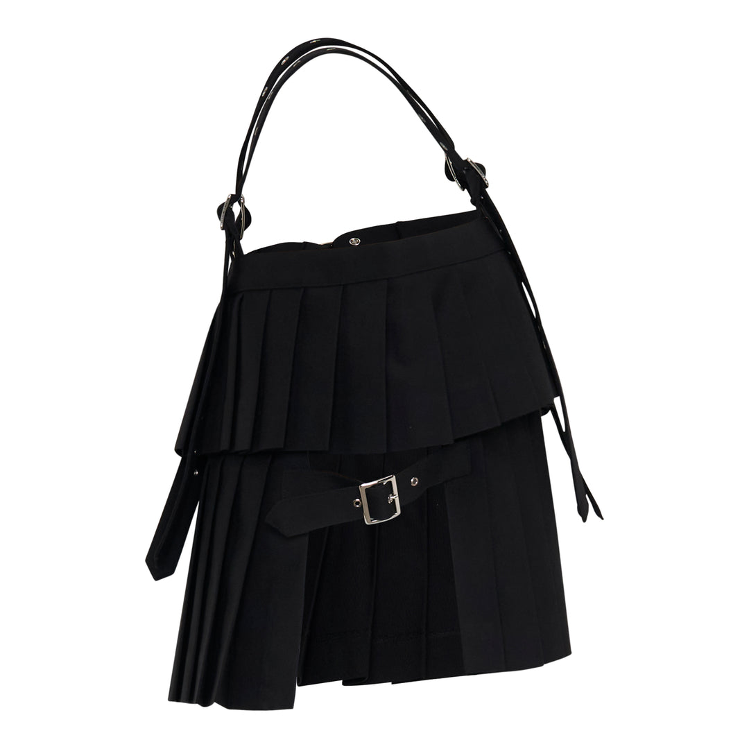 Pleated Buckle Strap Vest