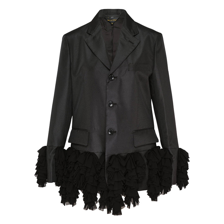 Tailored Blazer With Jellyfish Hem