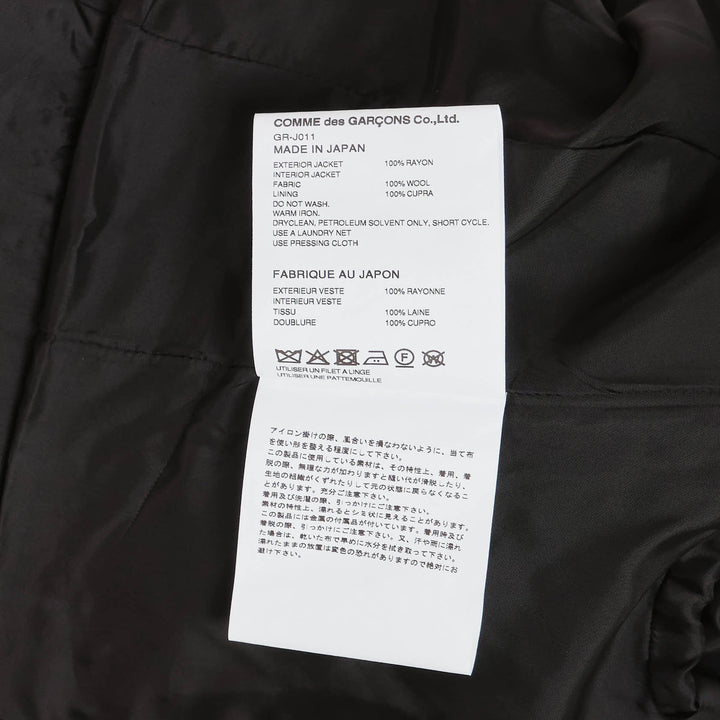 Tailored Longline Pointed Hem Jacket