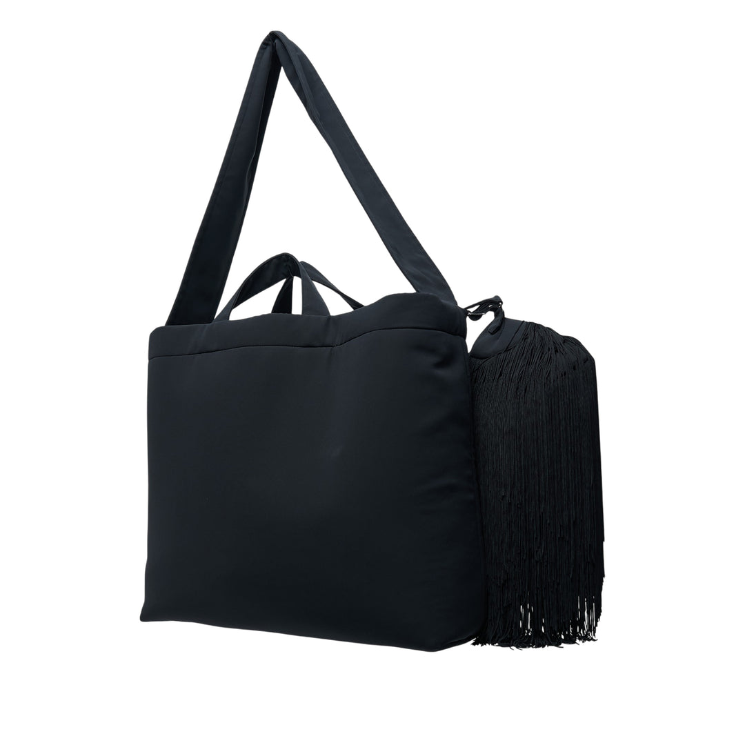 Slouchy Tote With Fringe Pouches
