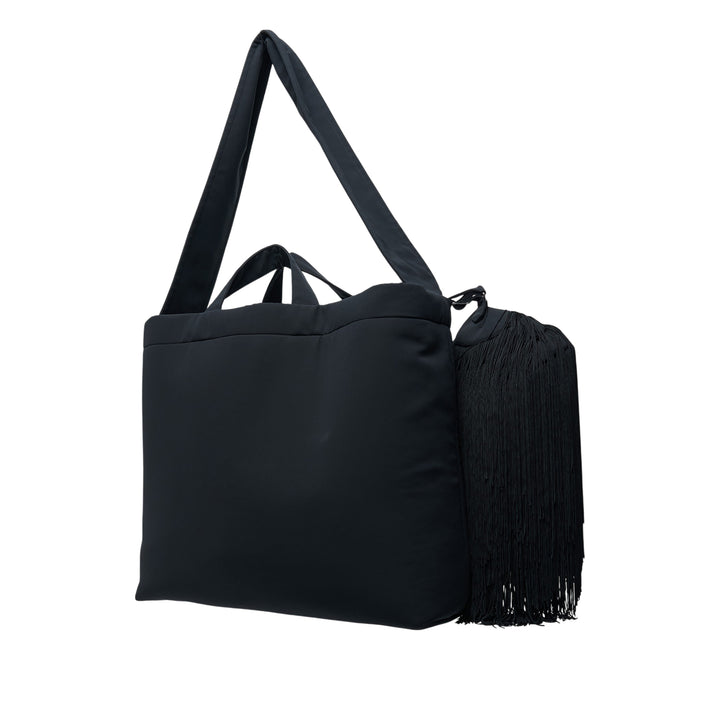 Slouchy Tote With Fringe Pouches