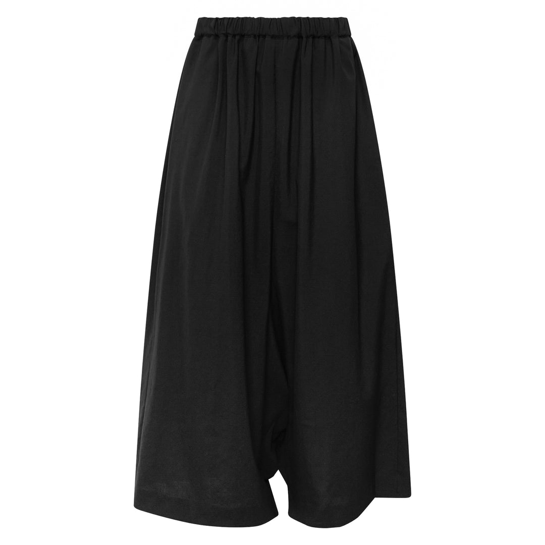 Elastic Waist Wide Leg Pants