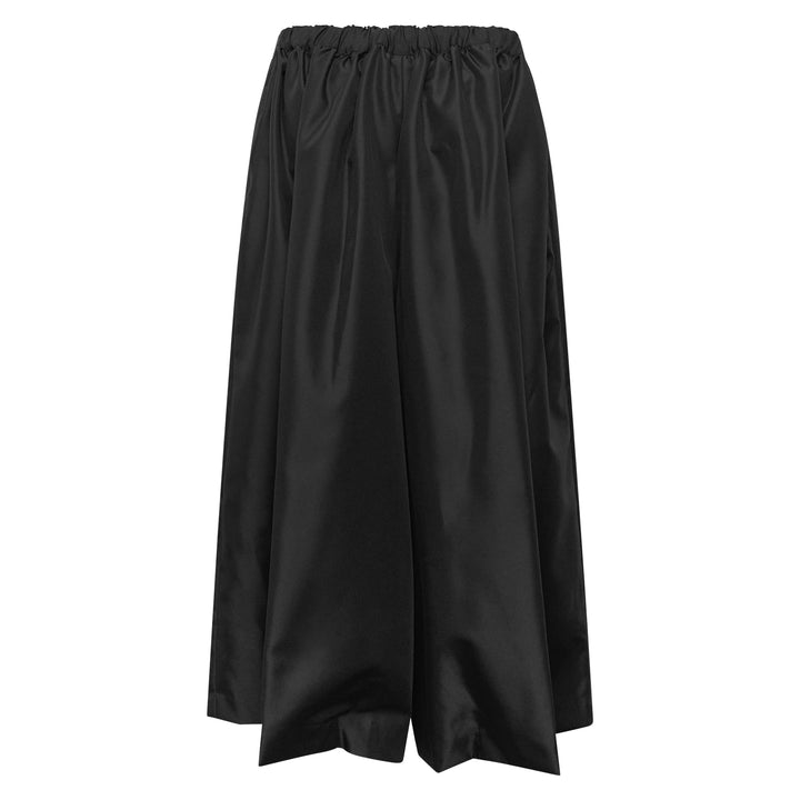 Wide-Leg Elongated Trousers