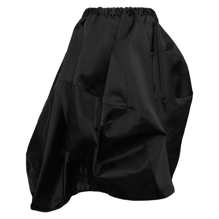 Voluminous Satin Bubble Skirt