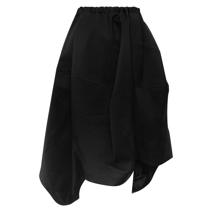 Balloon Skirt With Folded Panel
