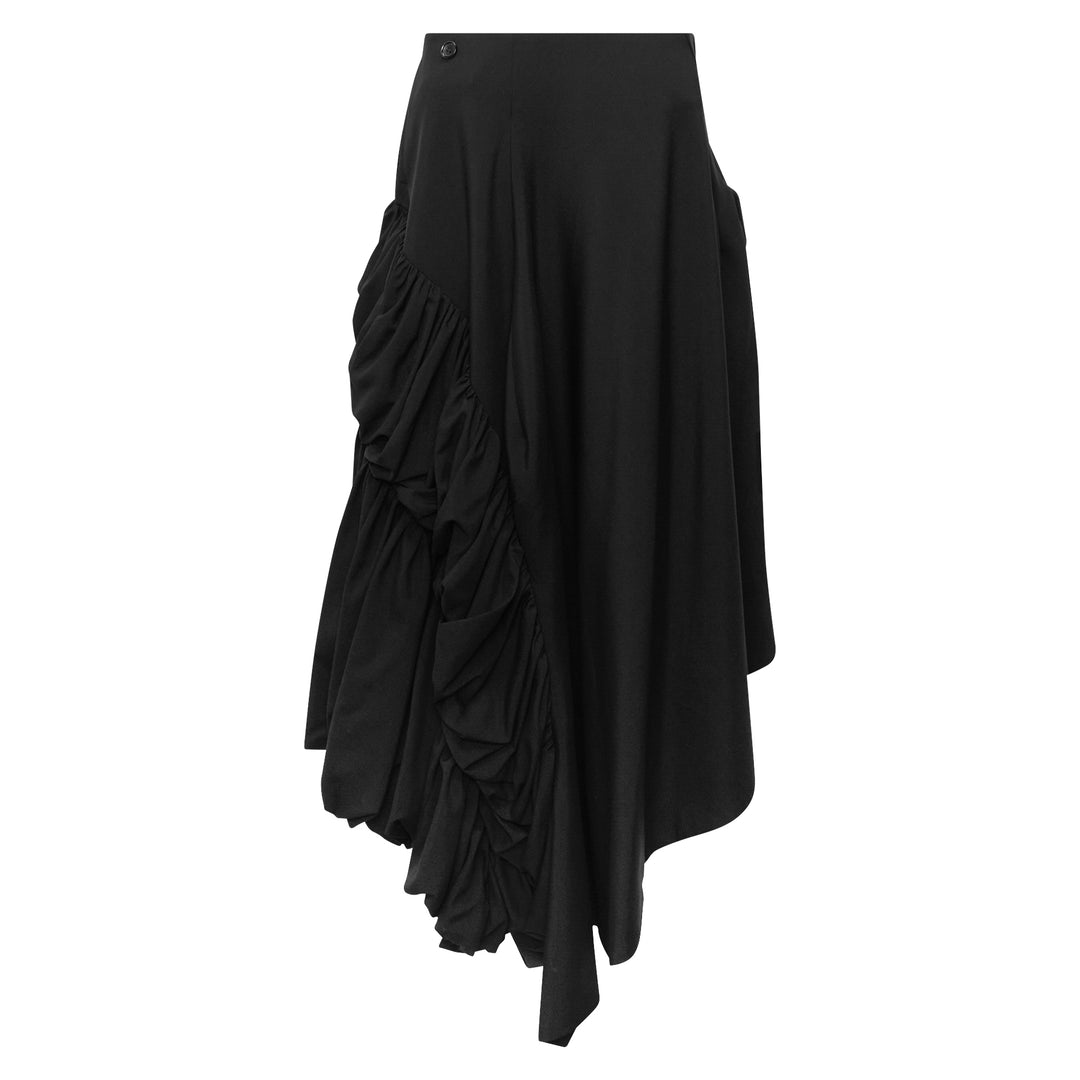 Asymmetrical Draped Skirt