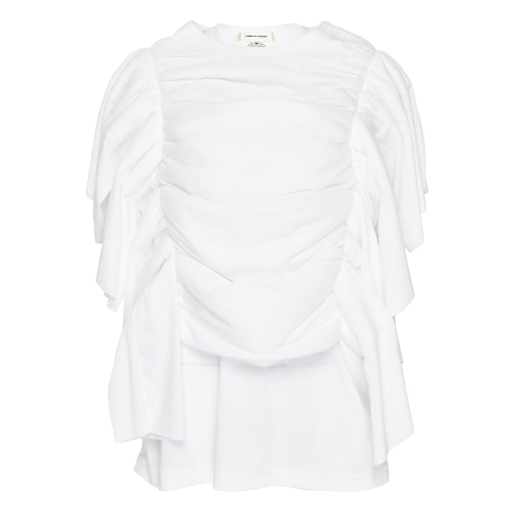 Draped Gathered Layer Top