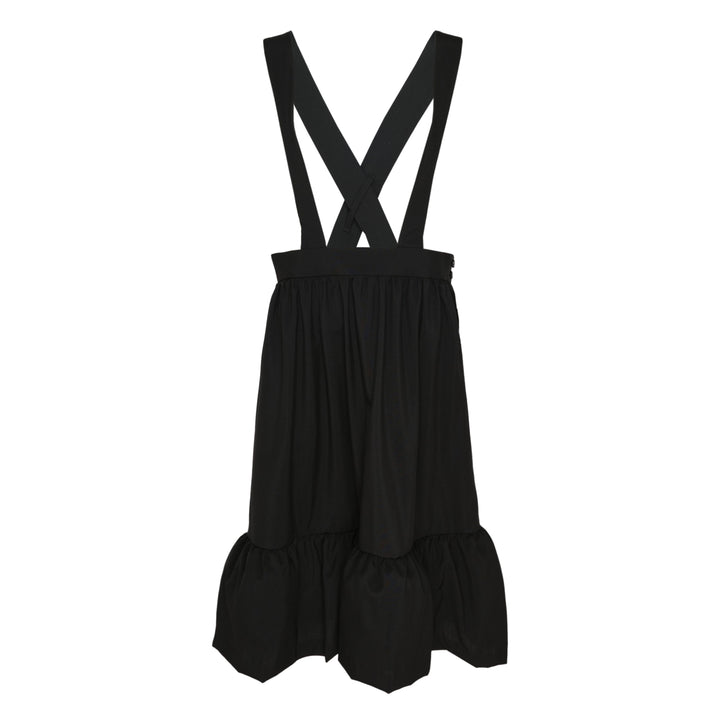 Cross-Back Flare Pinafore Dress