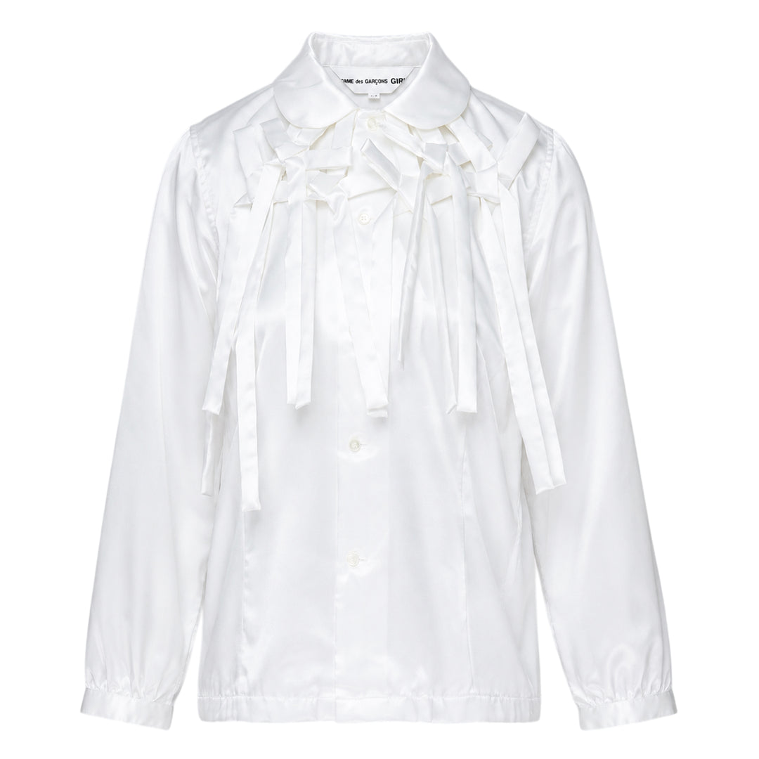 Satin Blouse With Bows