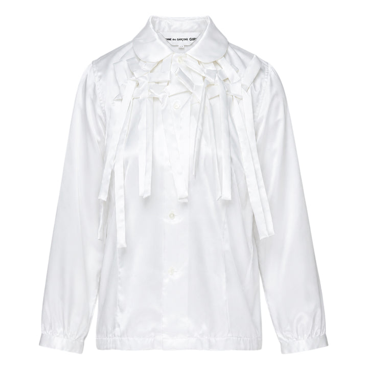 Satin Blouse With Bows