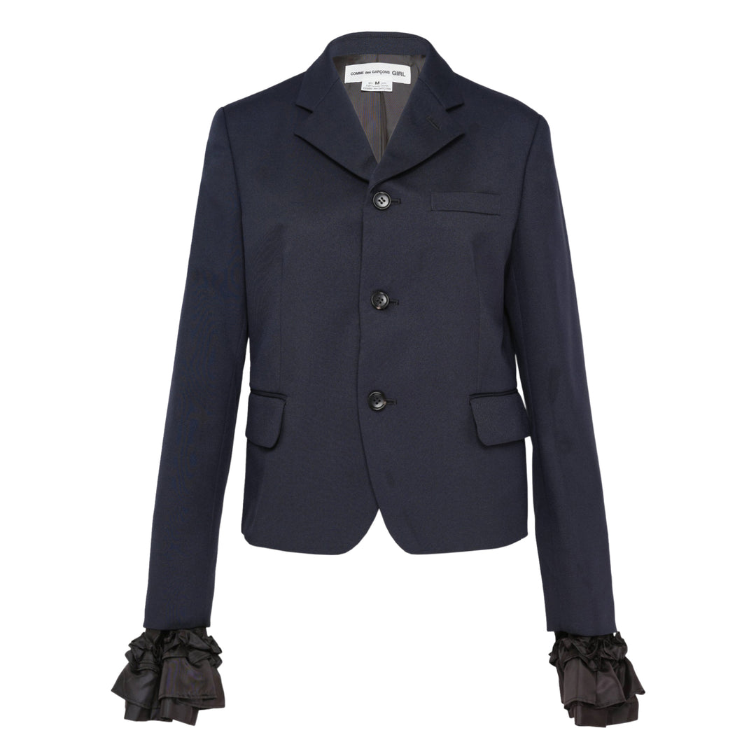 Tailored Blazer With Jellyfish Hem