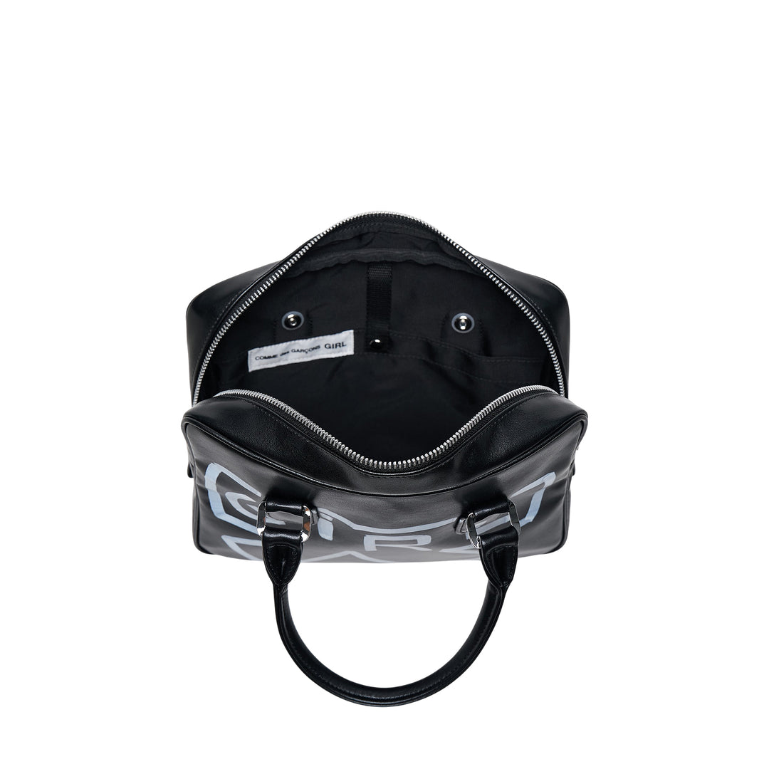 Abstract Graphic Bow Handbag